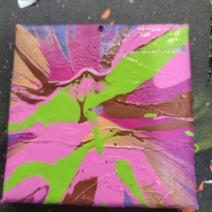 4 x 4 spin art